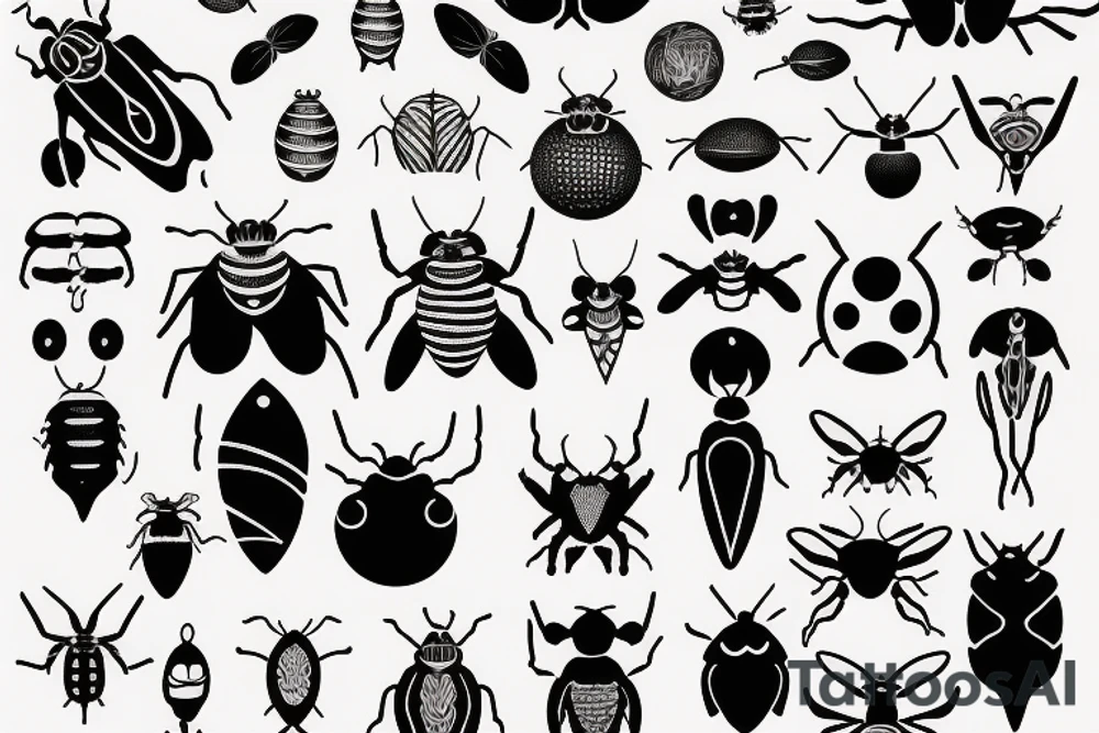 Love bugs breathe air symbol mensch fine lines tattoo idea