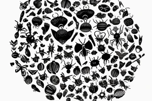 Love bugs breathe air symbol mensch fine lines tattoo idea