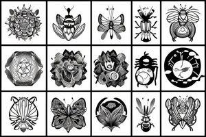 Love bugs breathe air symbol mensch universe tattoo idea