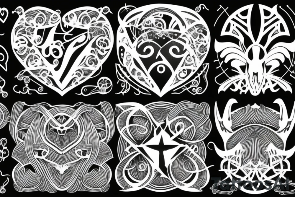 Air symbol with love fine lines small tattoo idea Air symbol with love fine lines small tattoo idea