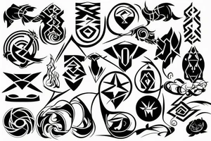 Air symbol tattoo idea