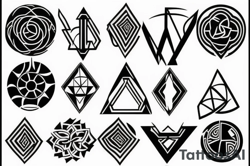 Air symbol tattoo idea