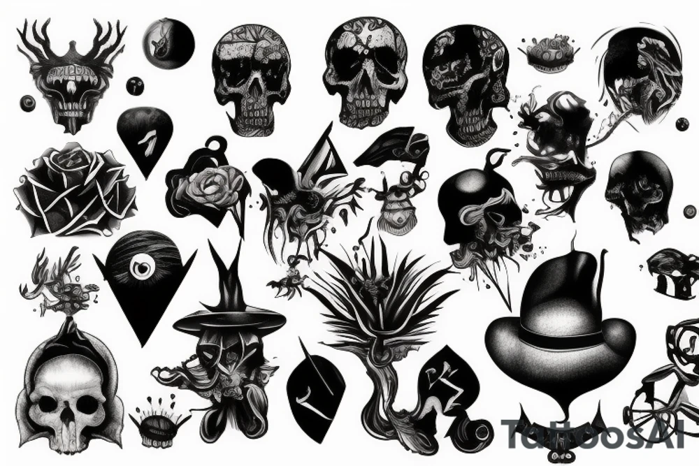 something dark tattoo idea