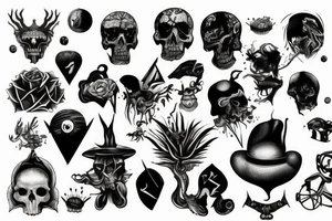 something dark tattoo idea