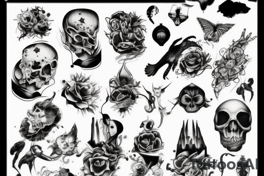something dark tattoo idea