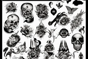 something dark tattoo idea