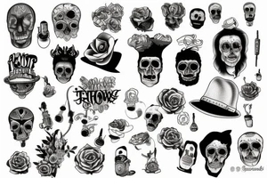 shades of the town tattoo idea