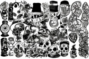 shades of the town tattoo idea