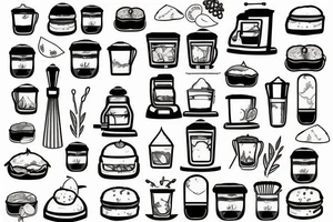 A Food Processor tattoo idea