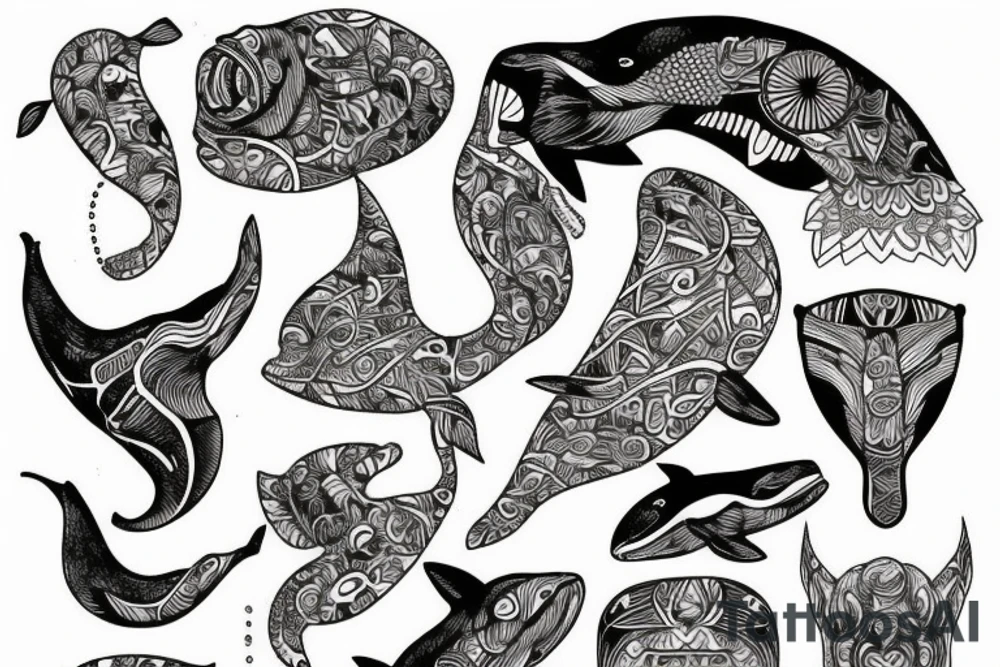 A Whale and Gustav Klima Virgin tattoo idea