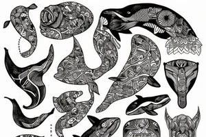 A Whale and Gustav Klima Virgin tattoo idea