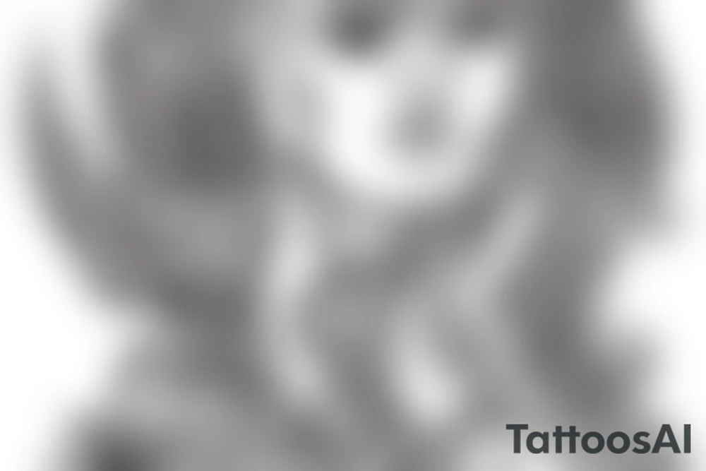 A Whale and Gustav Klimt Virgin tattoo idea
