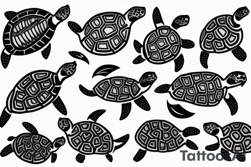 A turtle tattoo idea