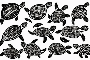 A turtle tattoo idea