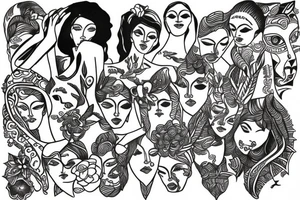 Human Unity and togetherness tattoo idea