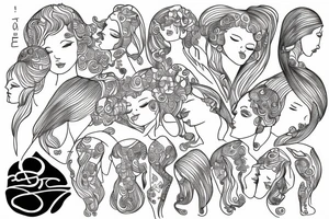Human Unity hugging tattoo idea