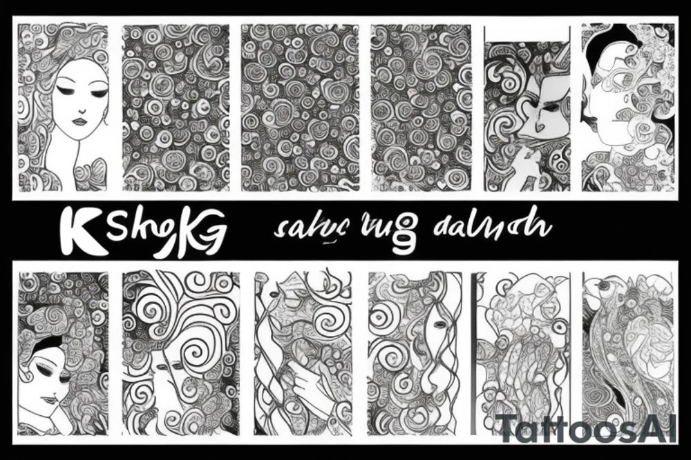 hugging tattoo idea