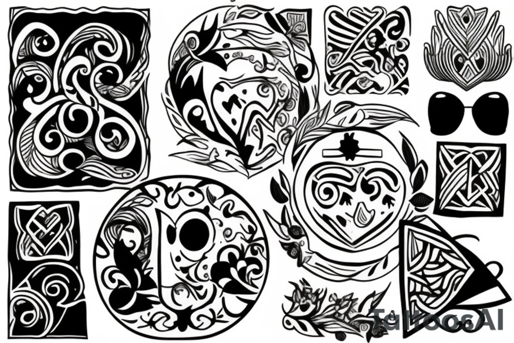hugging tattoo idea