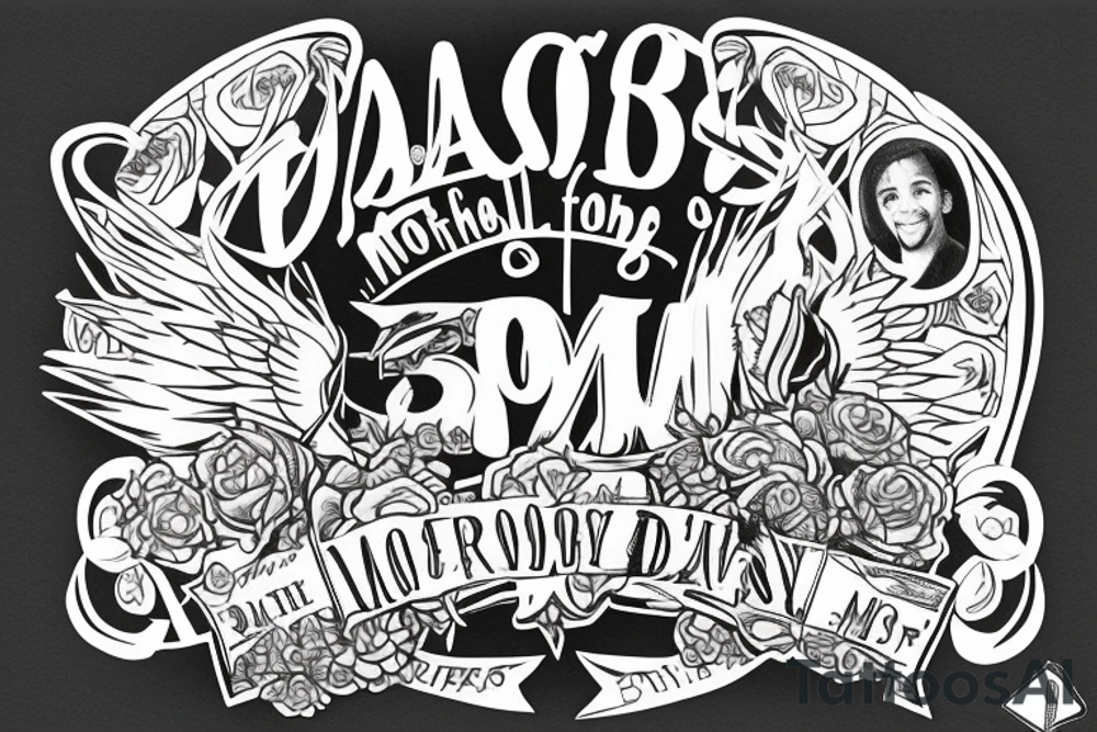 Memorial for my son who died august 24 2019. His name was Jacob Morin tattoo idea