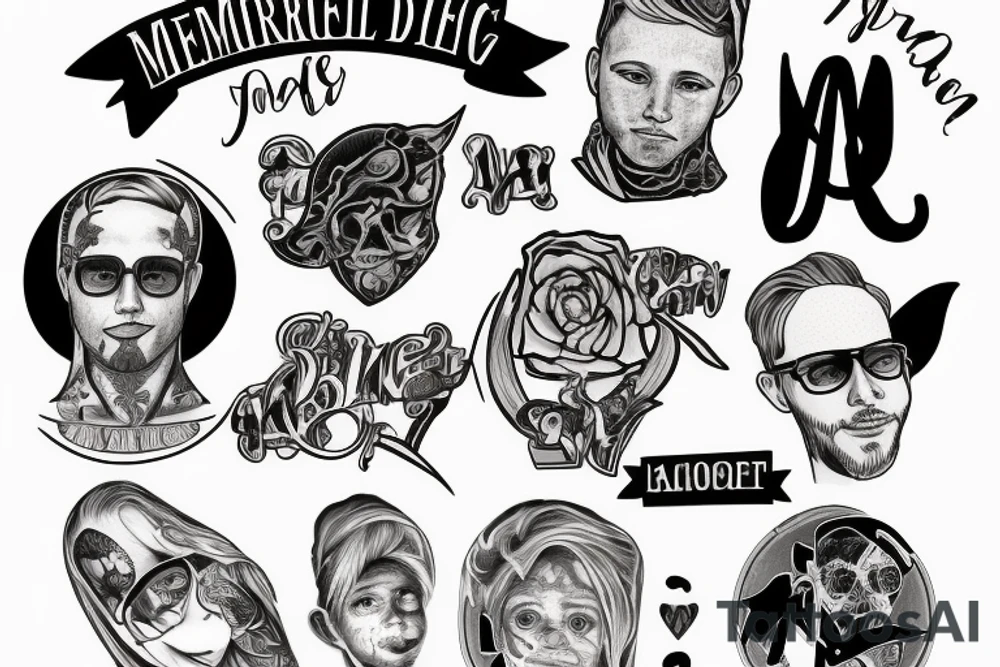 Memorial for my son who died august 24 2019. His name was Jacob Morin tattoo idea