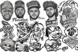 Memorial for my son who died august 24 2019. His name was Jacob Morin tattoo idea