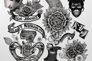 Dedication piece for my son Jacob Morin who passed away august 24 2019. He was 19 years old tattoo idea