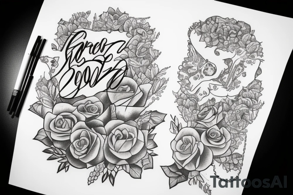 Illustrate a tattoo that explains choosing pain over comfort for growth tattoo idea
