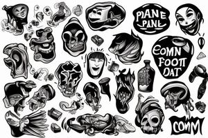 pain over comfort tattoo idea
