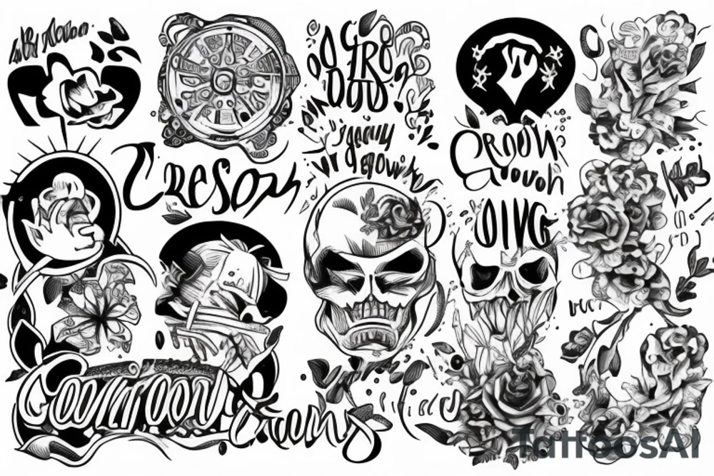 choosing pain over comfort in order to grow tattoo idea