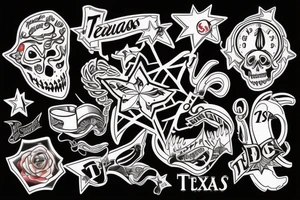 Texas tattoo idea