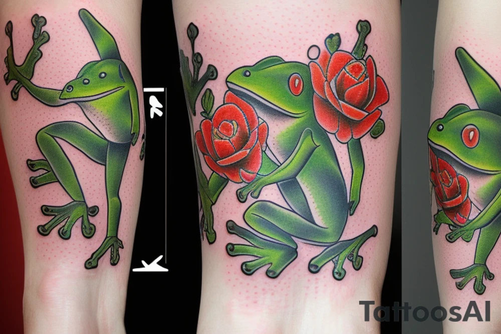 Frog tattoo idea