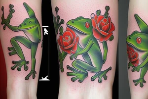 Frog tattoo idea