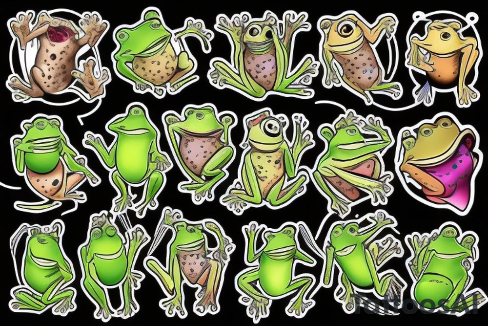 Frog tattoo idea