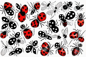 Ladybug tattoo idea