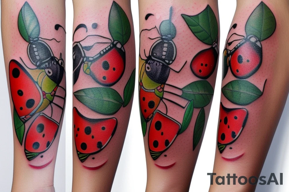 Ladybug tattoo idea