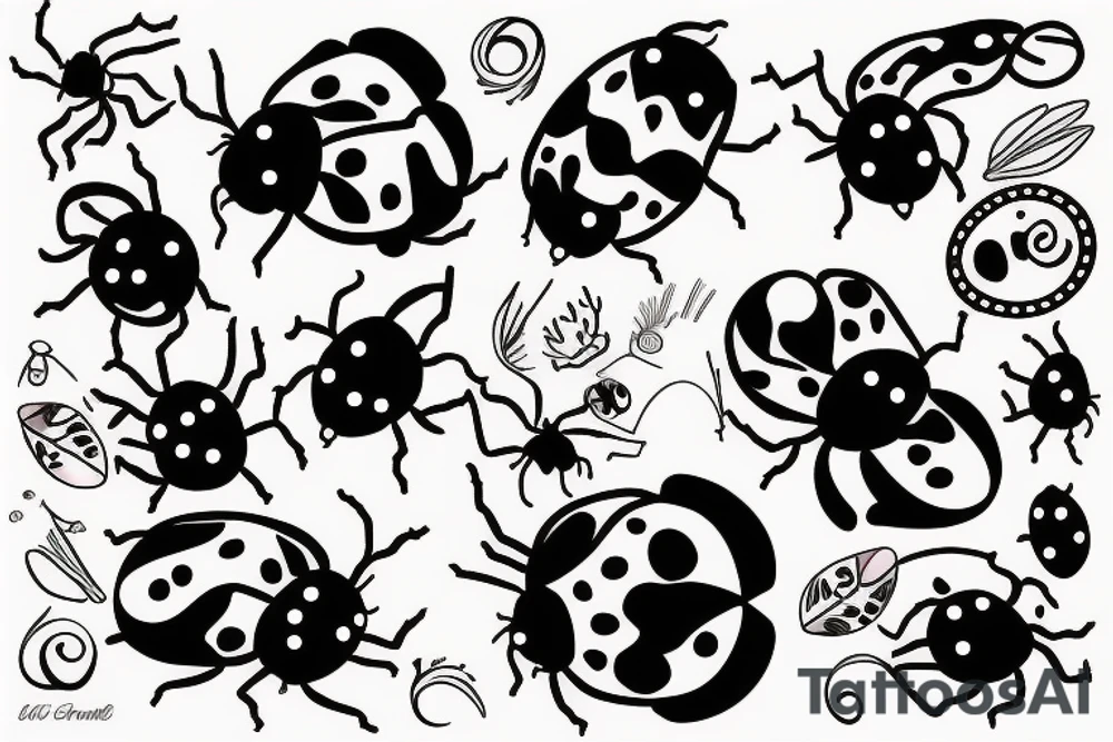 Ladybug tattoo idea
