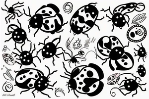 Ladybug tattoo idea