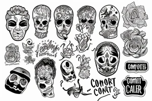 comfort causing pain tattoo idea