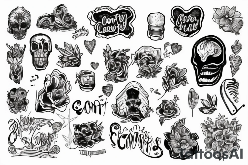 comfort causing pain tattoo idea