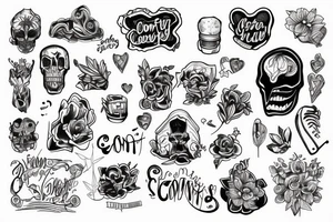 comfort causing pain tattoo idea