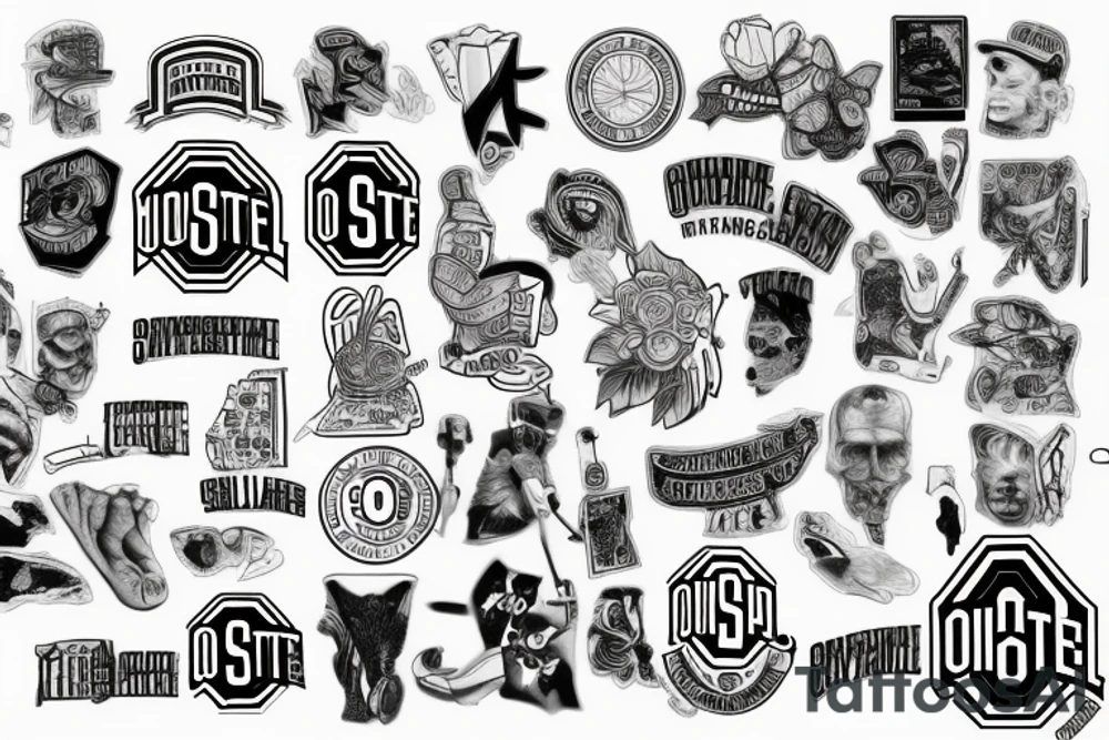 The Ohio state university tattoo idea
