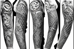Golf sleeve tattoo idea