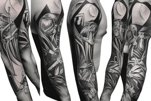Golf sleeve tattoo idea