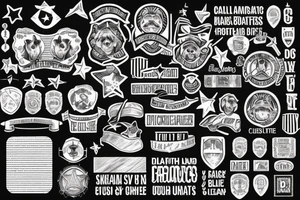 Military dog tags tattoo idea