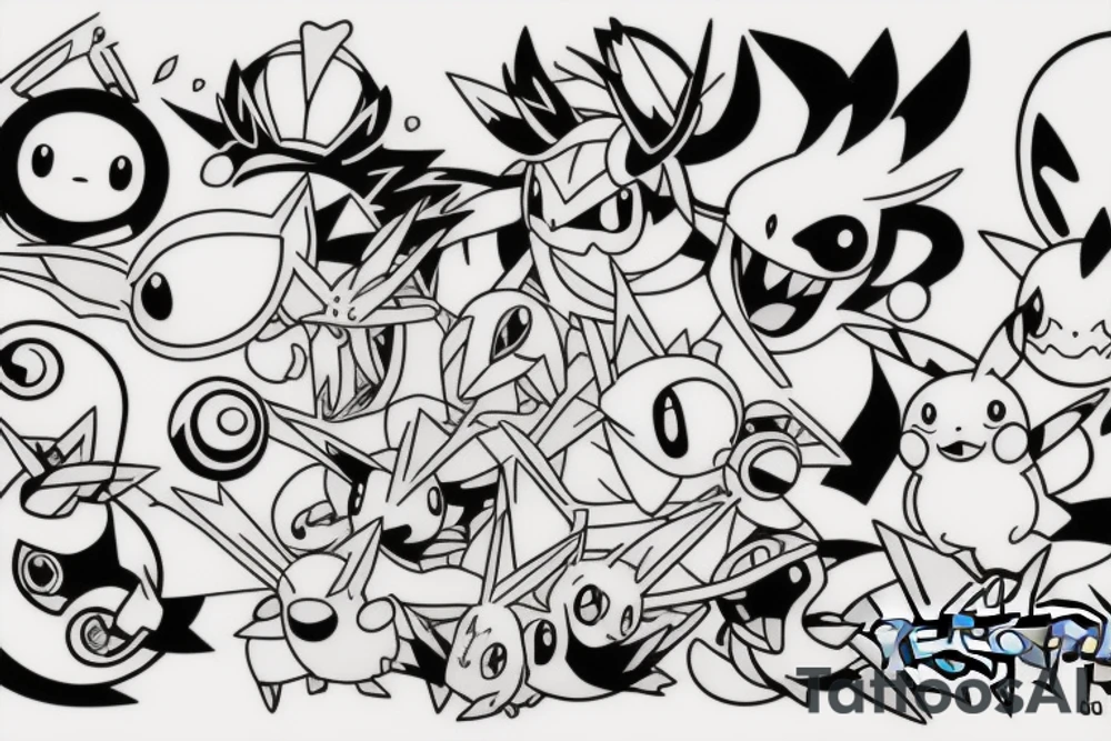 pokemon tattoo idea