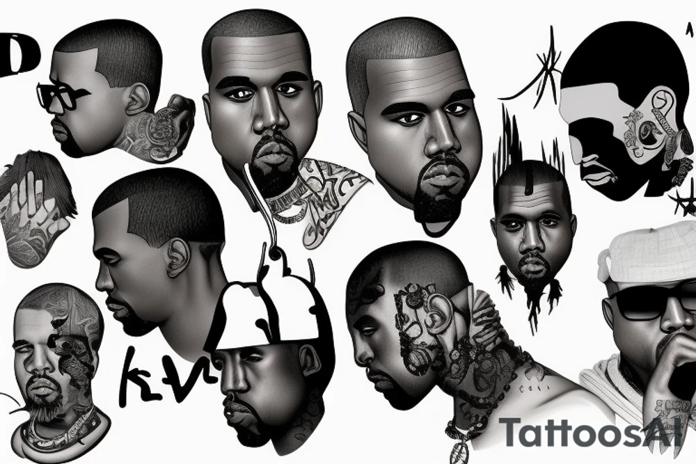 kanye west tattoo idea