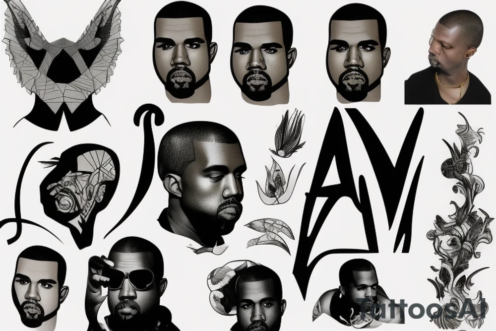 kanye west tattoo idea