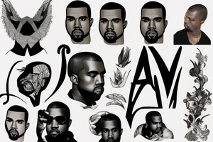 kanye west tattoo idea