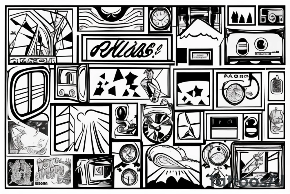 taking acid on a train and looking out the windows like im in a 1950s movie tattoo idea