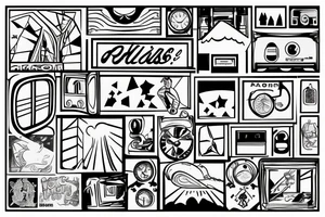 taking acid on a train and looking out the windows like im in a 1950s movie tattoo idea